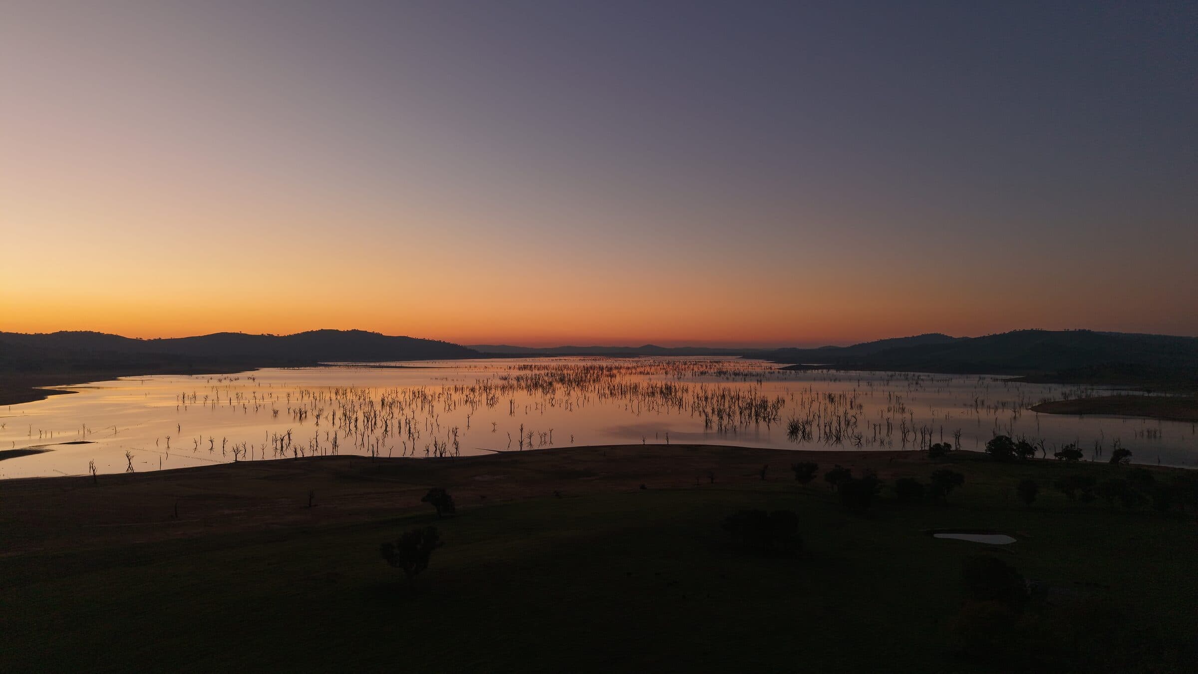 Cinematic aerial drone footage