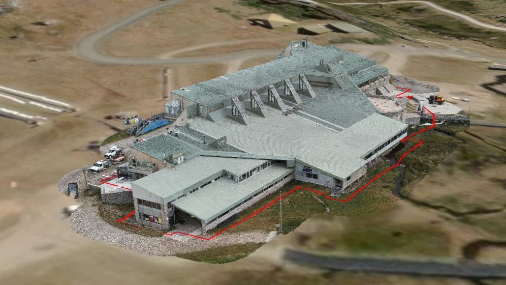 3D model of the Perisher Centre